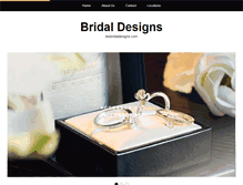 Tablet Screenshot of lexbridaldesigns.com